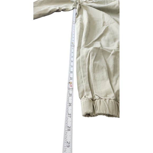 Aritzia Tna Trouser Pants Women's Size XS‎ Tan 100% Cotton Pockets High-Rise - Picture 5 of 7